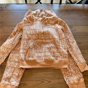 Used The North Face Camp Pullover Hoodie and pants large size 12